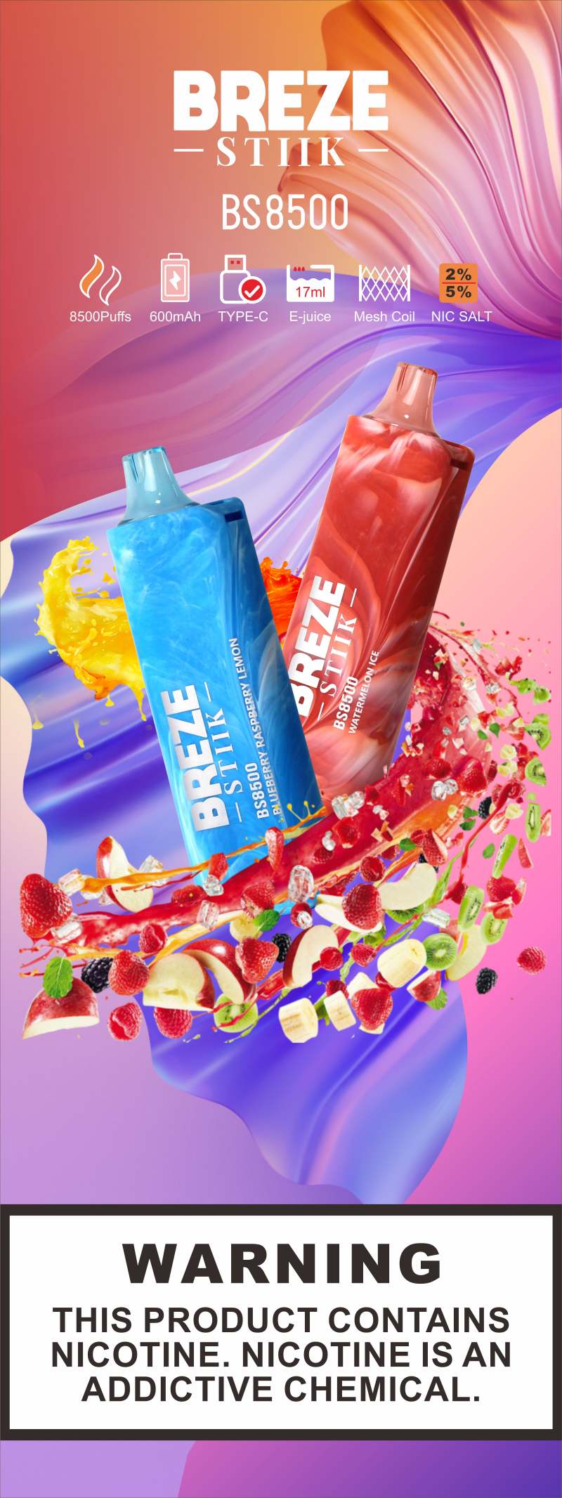 Breze Stiik BS8500 puffs vapes