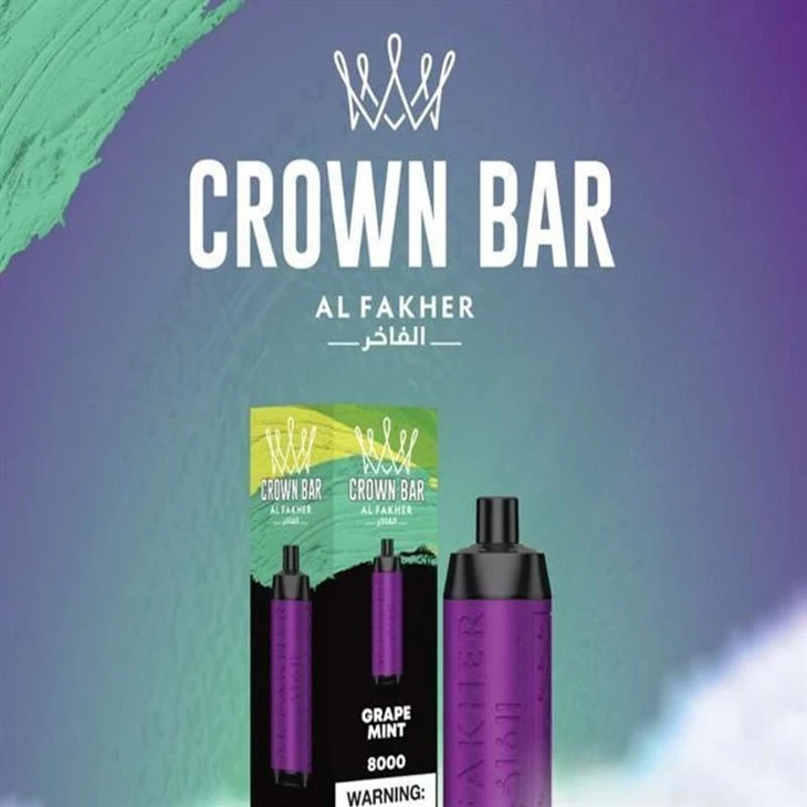 AL FAKHER CROWN BAR 8000 vape AL FAKHER CROWN BAR 8000 vape