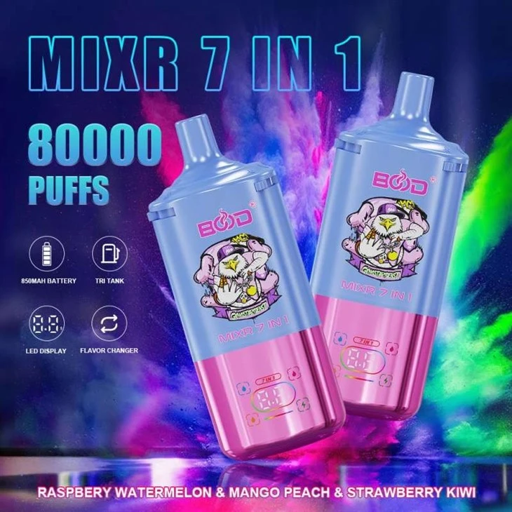 BOOD MIXR 7 IN 1 80K PUFFS high quality