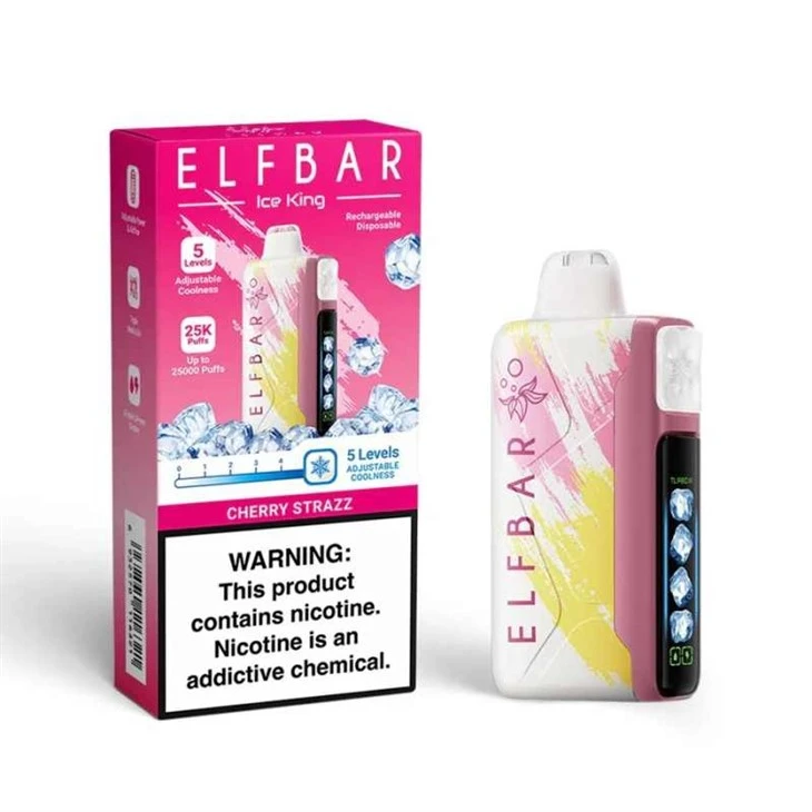 IK_Cherry_Strazz_ELFBAR ICE KING 30K