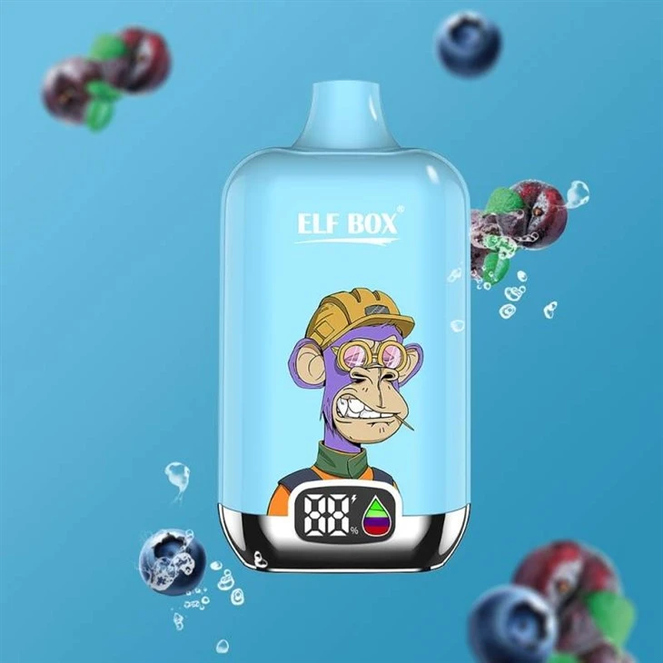 Blueberry Sour Raspberry ELF BOX Digital 12000