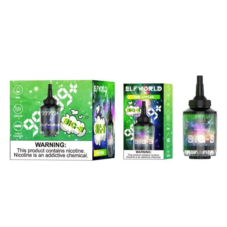 ELFWORLD DOUBLE MOUTHED GIANT HOOKAH 99999+ Puff 31