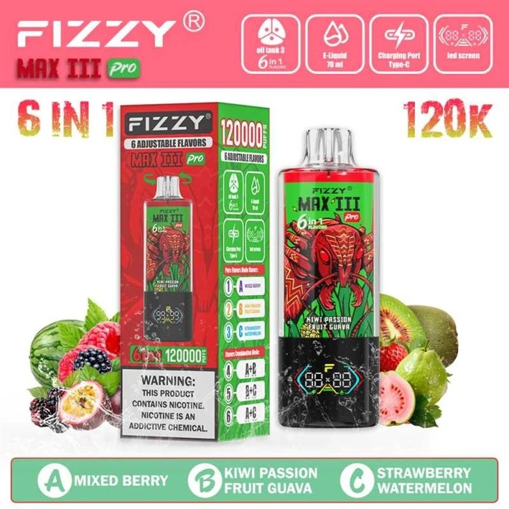 Fizzy MAXIII Pro 120000 manufacturers