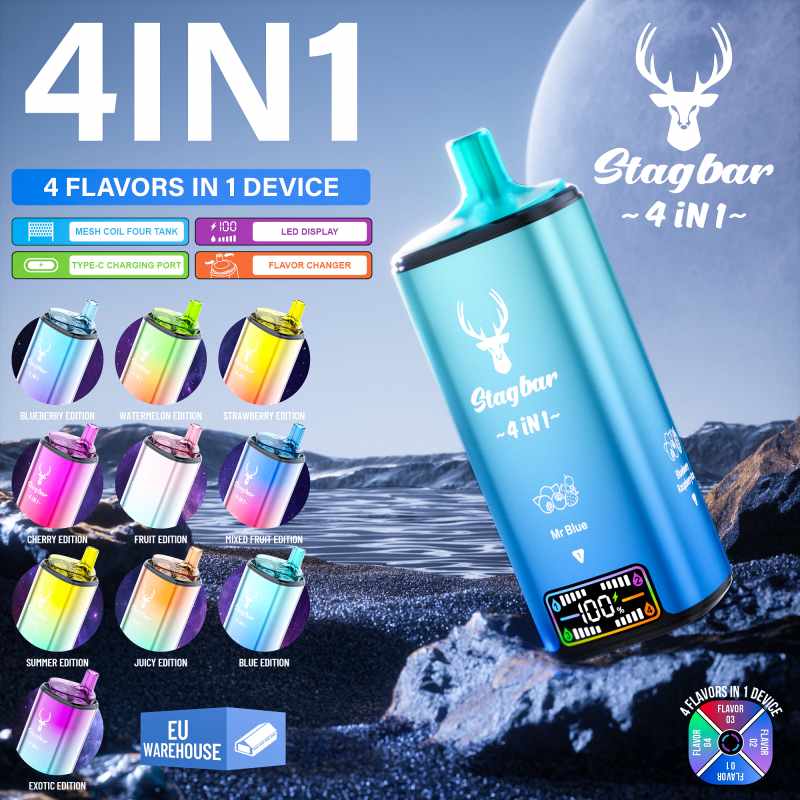STAG BAR 4 in 1 80K 8