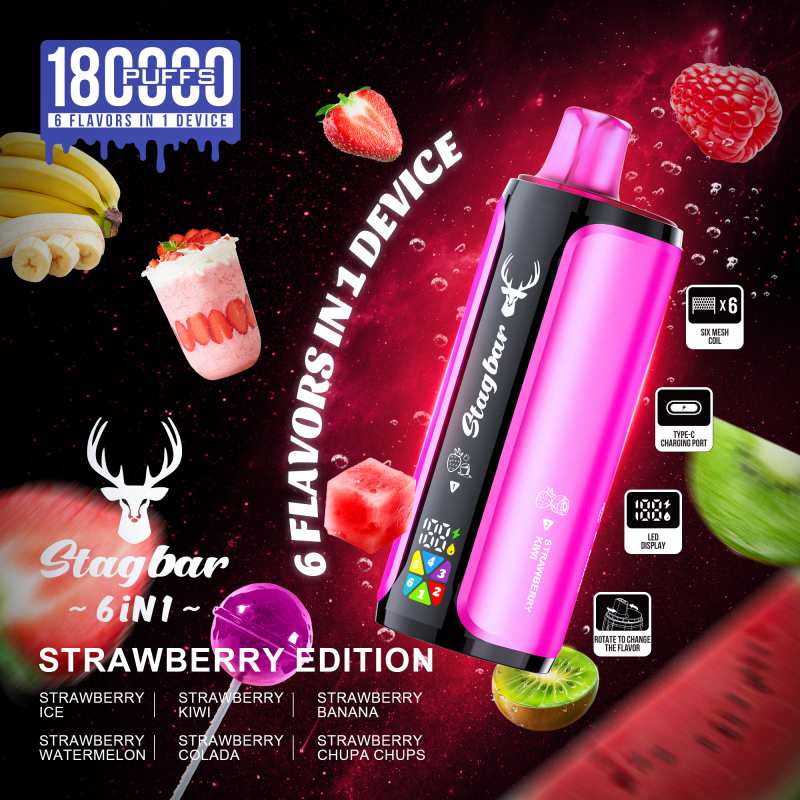 Stag bar 6in1 180000 Puffs 2 Stag bar 6in1 180000 Puffs 2
