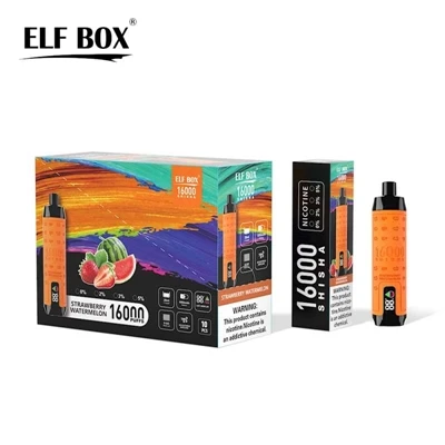 Nyt produkt: ELF BOX SHISHA 16000 Elektronisk engangscigaret