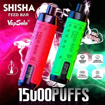 Hvad er produktgennemgangen af ​​Vapsolo Feed Bar Shisha 15000?