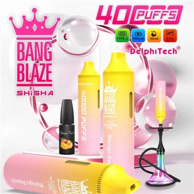 Hvilken slags elektronisk cigaret er Bang Blaze Shishia 40000?