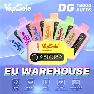 Hvorfor er Vapsolo DG 18000 Puffs blevet det foretrukne produkt for vape -ent...