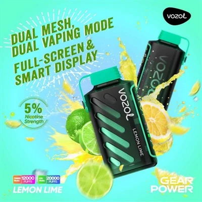 Hvor længe kan Vozol Gear Power 20000 bruges?