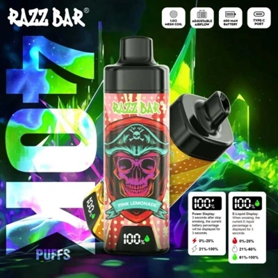 Razz Bar 40K engangs E-cigaret: En ny oplevelse med høj kapacitet og høj ydee...