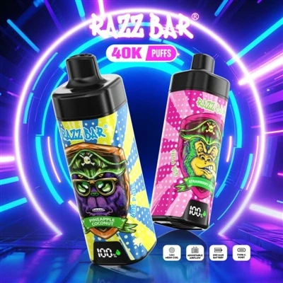 Razz Bar 40000 E-engangscigaret: En ultimativ vaping-oplevelse med høj-kapaci...