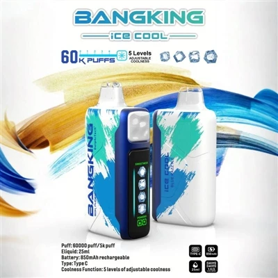BANGKING ICE King COOL 60K: Udforsk en helt ny oplevelse inden for engangs E-...