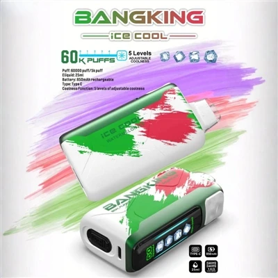 BANGKING ICE King COOL 60000: The High-Evolution Of Disposable E-cigaretter.
