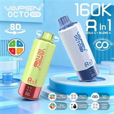 Flere smagsvarianter, ingen kompromis: Hvordan Vapen Octo 160K 8in1 omdefiner...