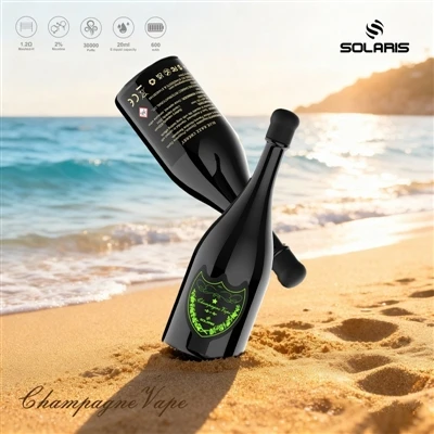 SOLARIS Champagne 30000 Puffs 30K E-cigaret: When High Puff Count Meets Champ...