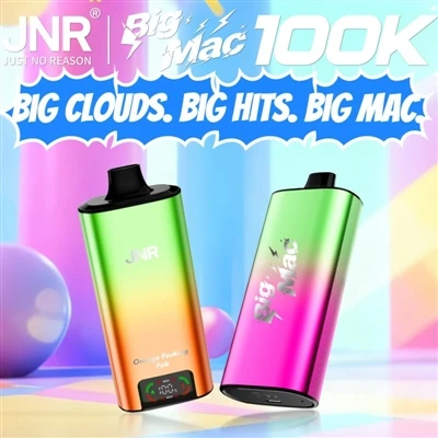 JNR Big Mac 100K – Omdefinering af holdbarhedsstandarden for high-puff engang...