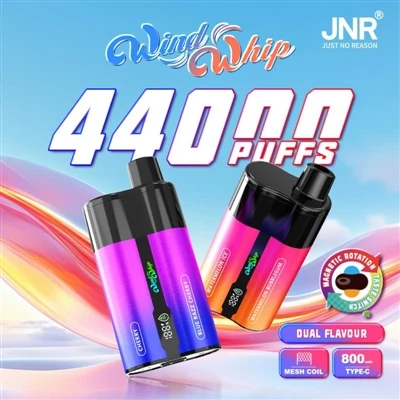 JNR WindWhip 44000: Det ultimative valg til 2-engangs-e-cigaretter med høj-ka...