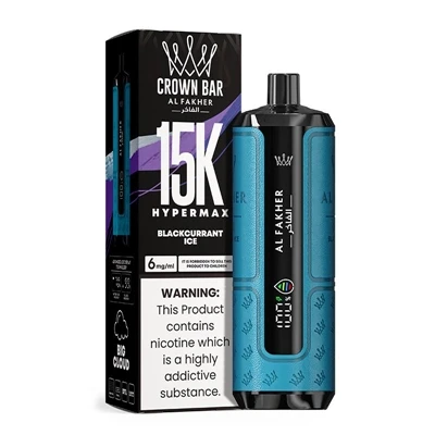 AL Fakher Crown Bar Hypermax 15K: En høj-engangs E-cigaretmulighed, der balan...