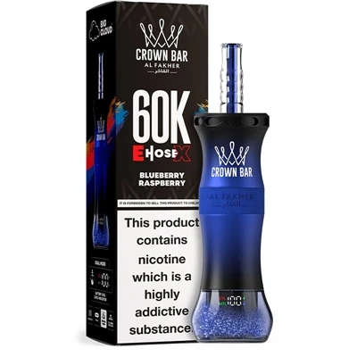 AL Fakher Crown Bar EHOSE X 60K: Den ultimative oplevelse i engangs E-cigaret...