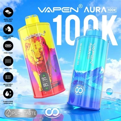 VAPEN AURA 100000: Når engangs E-cigaretter går ind i æraen med 'virkelig lan...
