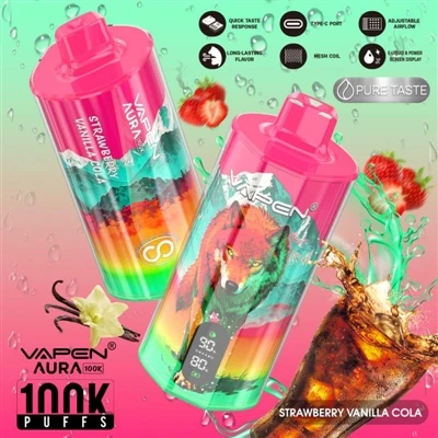 VAPEN AURA 100K PUFFS – Den ultimative gadget til unge mennesker