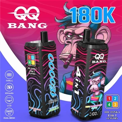 QQ BANG 180K – Den nye trendsætter inden for elektroniske engangscigaretter m...