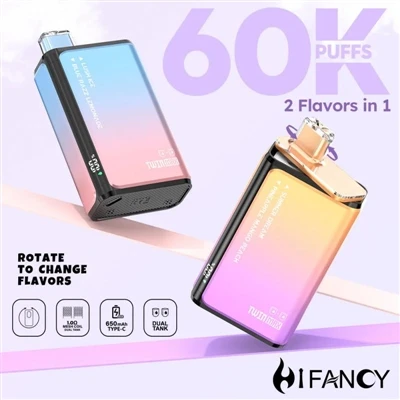 HIFANCY TWINS MAX 60K — En dobbelt smagseksplosion, dit smagseventyr begynder...
