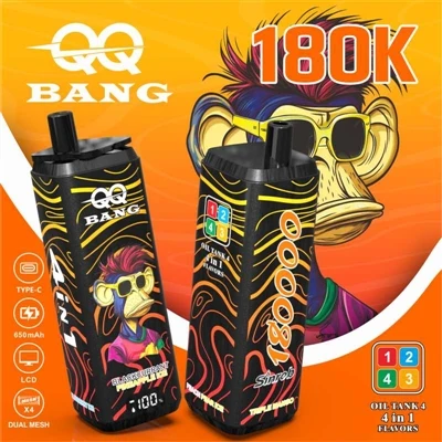 QQ BANG 180K 4in1: En cigaret, fire smagsvarianter – en bærbar fest for unge ...