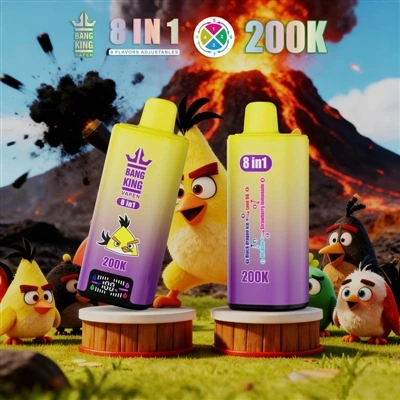 BANG KING VAPEN 8IN1 200K: En ny E-cigaretoplevelse for trendy unge
