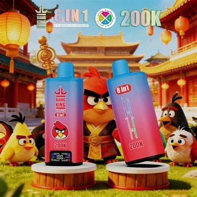 BANG KING VAPEN 200K 8IN1: Den ultimative E-cigaretoplevelse med flere smagsv...