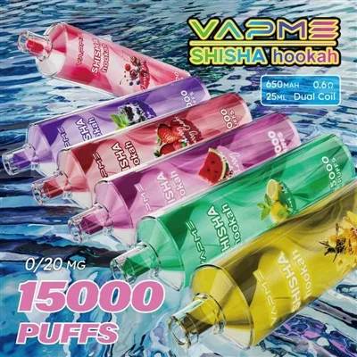 Vapme Shisha Hookah 15000: En fusion af letvægts vandpibeoplevelse og genopla...