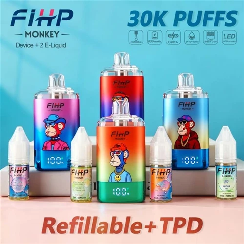 FIHP MONKEY 30K Genopfyldelig Vape: Et nyt valg, der balancerer lang batteril...