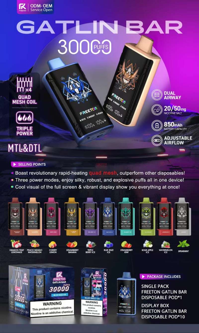 Freeton GATLIN BAR 30000 puffs Freeton GATLIN BAR 30000 puffs