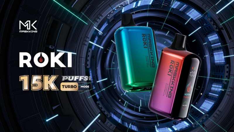Maskking-Roki-Disposable-Vape-E-Cigarette-15000-Puffs-with-Side-Full-Screen-WholesaleMaskking ROKI 10000 Maskking-Roki-Disposable-Vape-E-Cigarette-15000-Puffs-with-Side-Full-Screen-WholesaleMaskking ROKI 10000