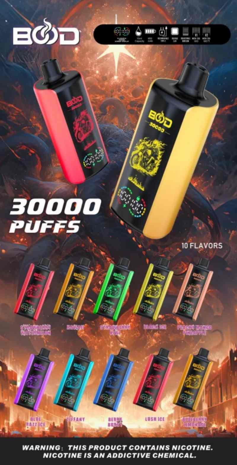 bood infinity 30k vape9BOOD Infinity 30000