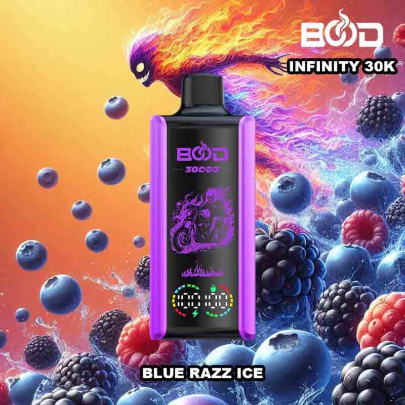 bood infinity 30k- blue razz iceBOOD Infinity 30000