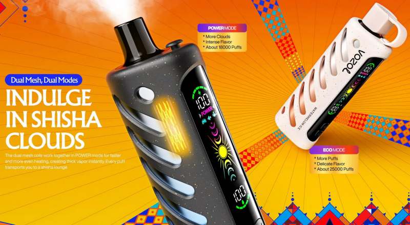 vozol-gear-shisha-25000-vapeVOZOL GEAR SHISHA 25000 3