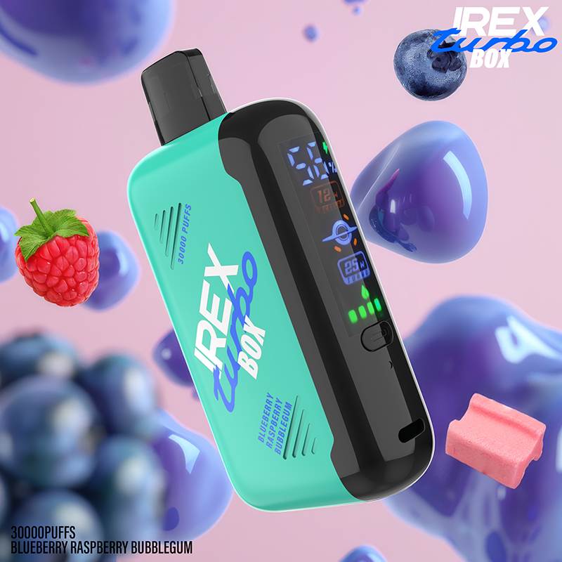 blueberryraspberrybubblegumIREX TURBO BOX 30000 PUFFS