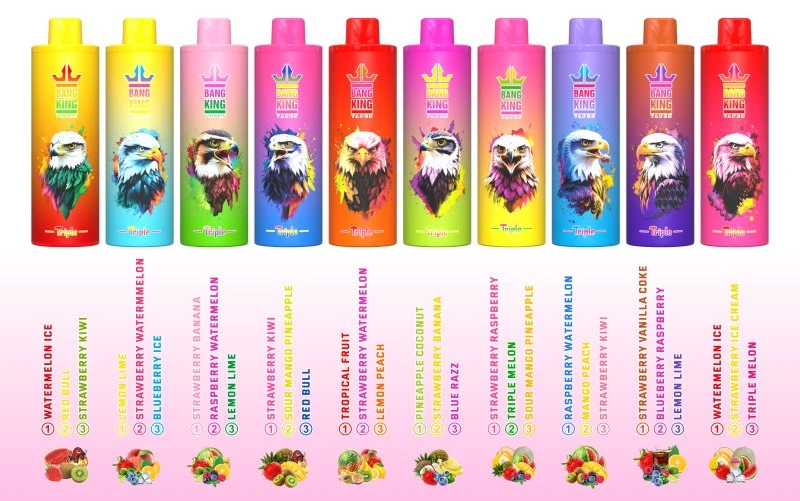 BANG KING VAPEN TRIPLE 100K Taste List
