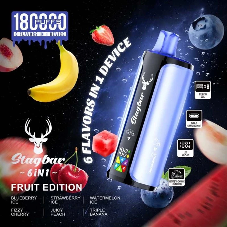 Stag Bar 6in1 180K Puff price