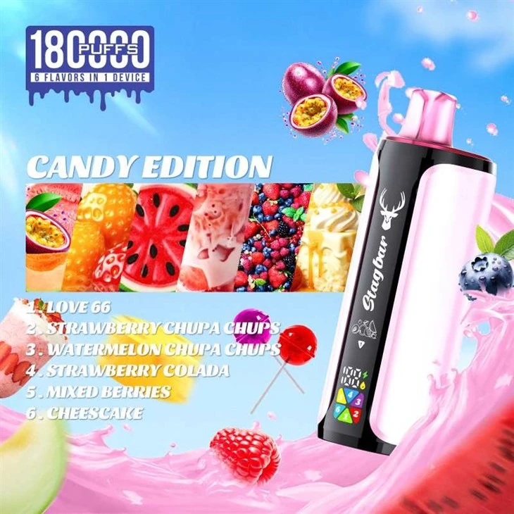 Stag Bar 6in1 180K Puff best