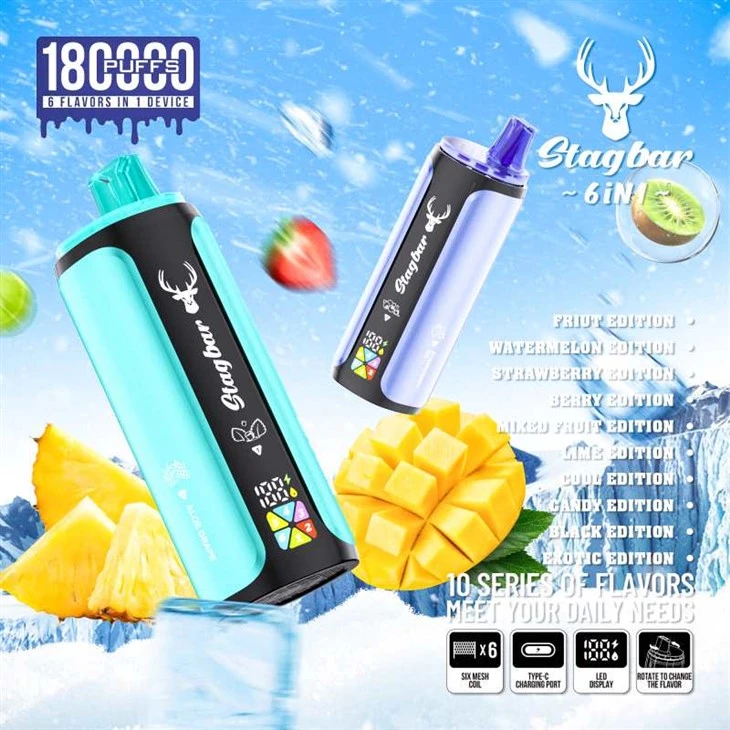 Stag Bar 6in1 180K Puff