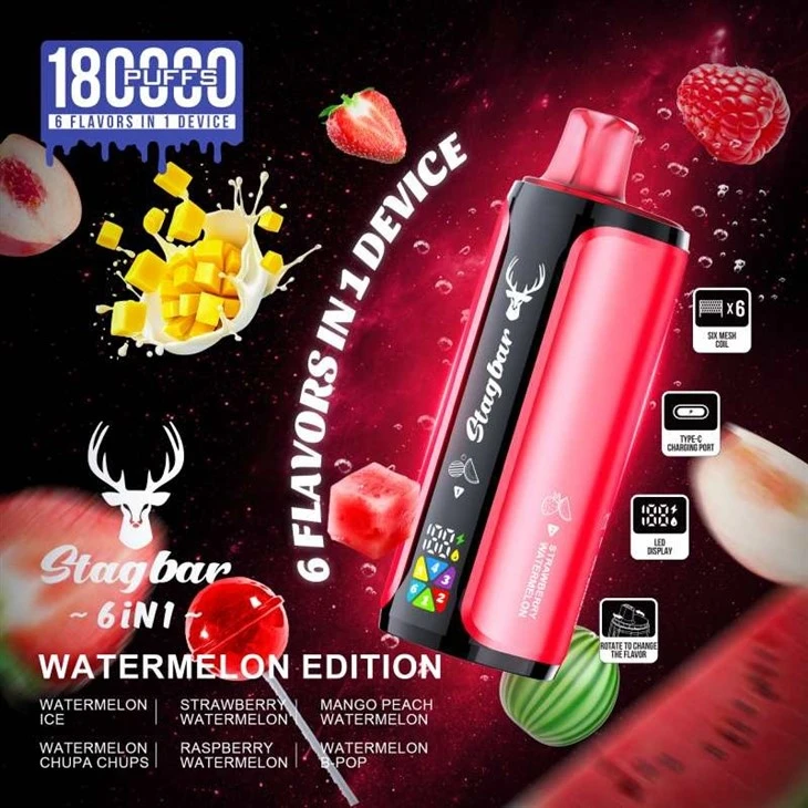 Stag Bar 6in1 180K Puff price