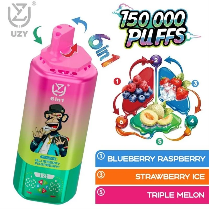 UZY 6 in 1 150K Puffs factory UZY 6 in 1 150K Puffs factory