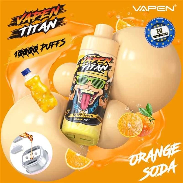 Orange Soda_VAPEN TITAN 10000 Orange Soda_VAPEN TITAN 10000