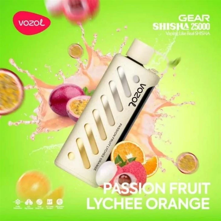 Vozol-Gear-Shisha-25000-Puffs-Disposable-Passion-Fruit-Lychee-Orange VOZOL GEAR SHISHA 25000 Vozol-Gear-Shisha-25000-Puffs-Disposable-Passion-Fruit-Lychee-Orange VOZOL GEAR SHISHA 25000